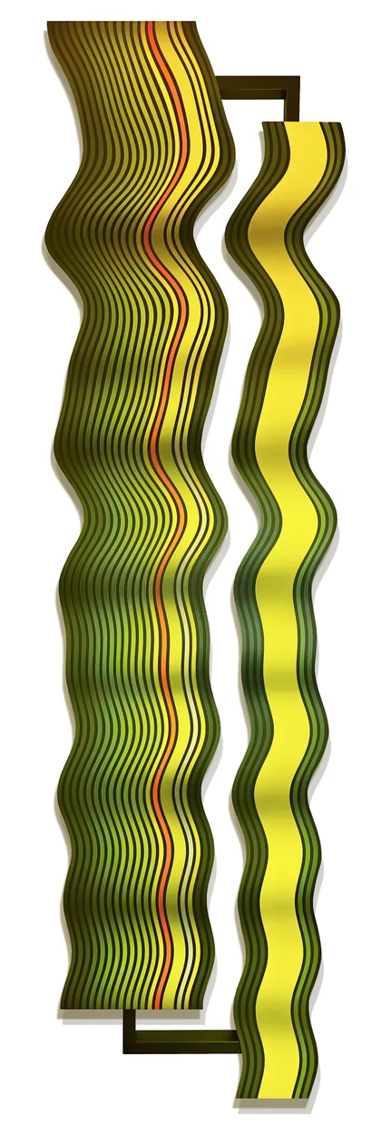 Pi Square Quantum Echoes painting with continuity, flow, and layered visual structure